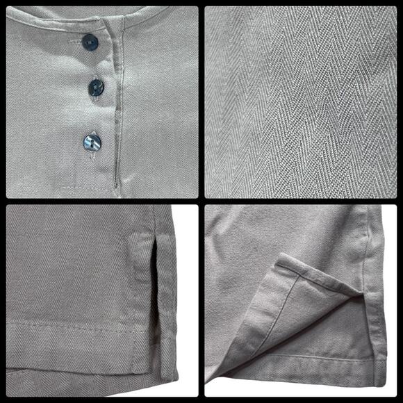 Jaclyn Smith Taupe Beige Sleeveless Summer Tank Top Blouse 1X - Picture 6 of 11